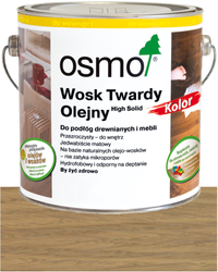 Osmo 3040 wosk twardy olejny olej wosk 125ml BIAŁY